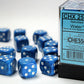 Chessex D6 Speckled 16mm d6 Water Dice Block (12 dice)