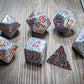 Chessex D7-Die Set  Speckled Polyhedral Granite 7-Die Set