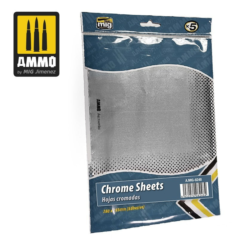 Ammo by MIG - Accessories - Chrome Sheets 280X195 Mm
