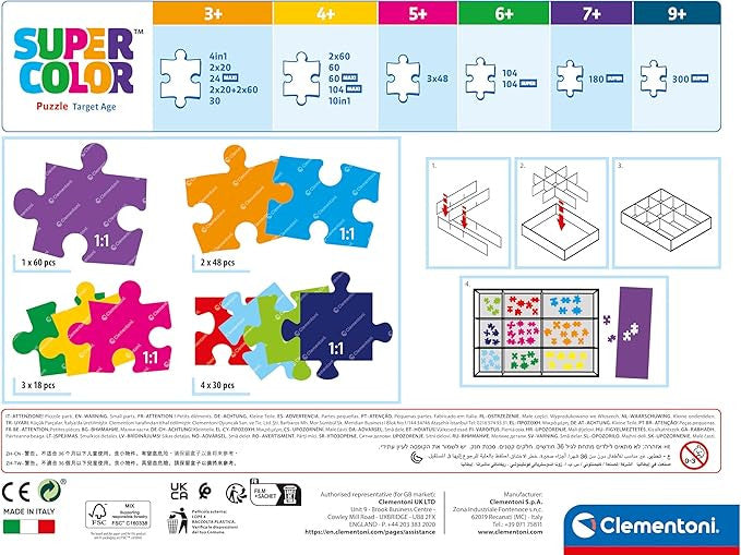 Clementoni 10 in 1 Puzzle  Animal Friends