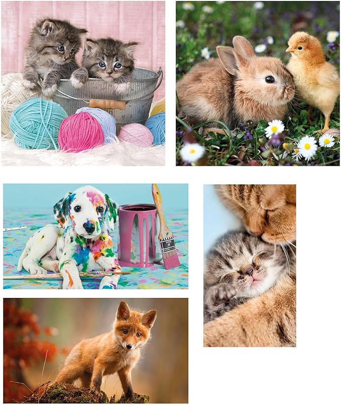 Clementoni 10 in 1 Puzzle  Animal Friends