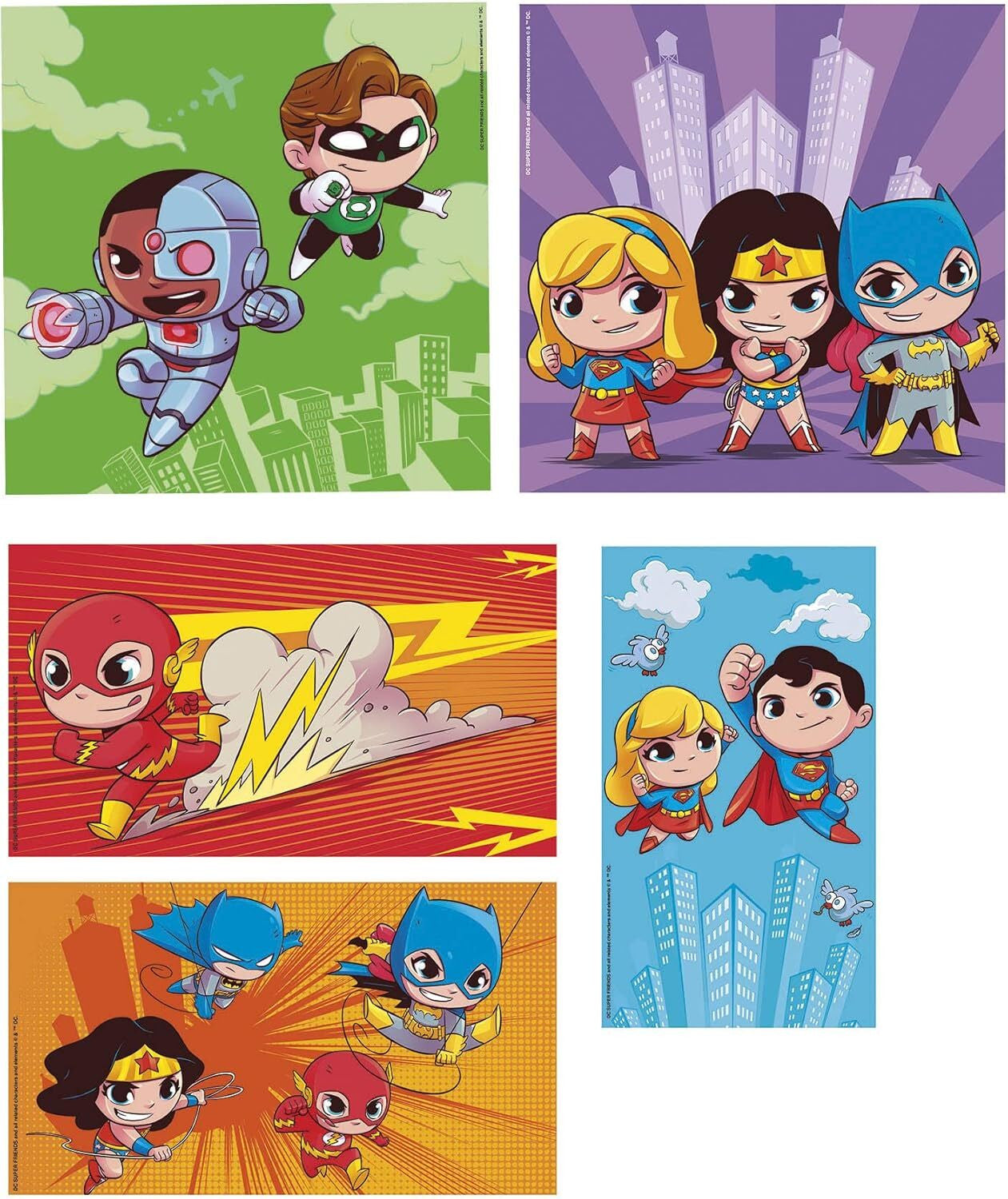 Clementoni 10 in 1 Puzzle DC Comics