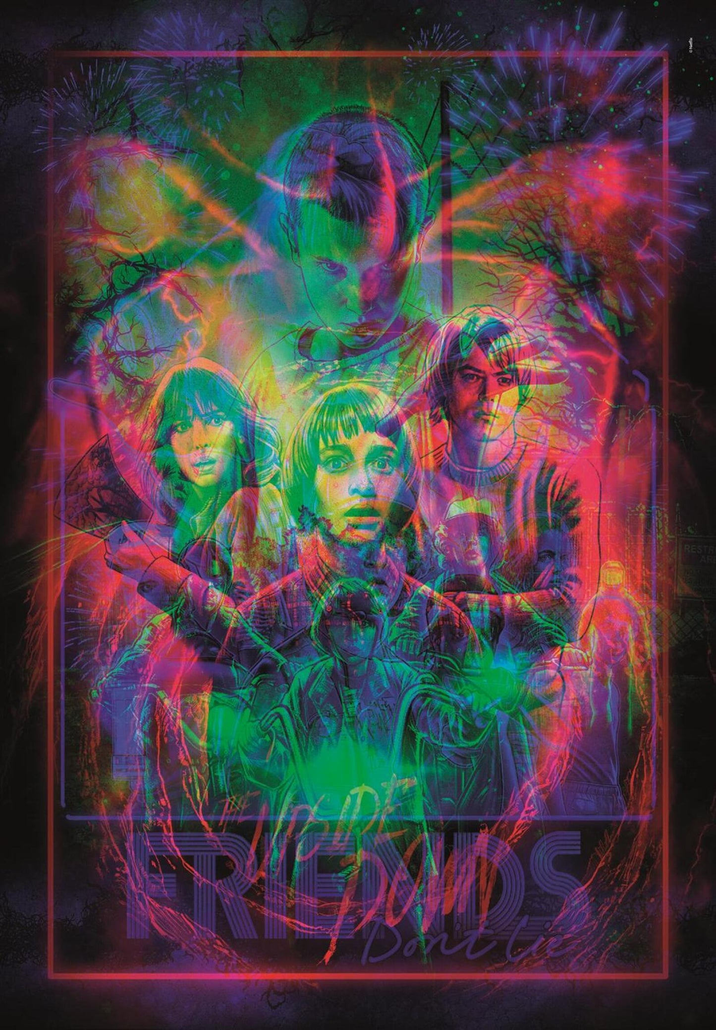 Clementoni Metamorphic Art Collection Electronic Art Stranger Things - The Upside Down