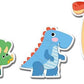 Clementoni My First Puzzles Dinosaurs 4 Shaped Puzzles