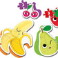 Clementoni My First Puzzles Fruits 4 Shaped Puzzles