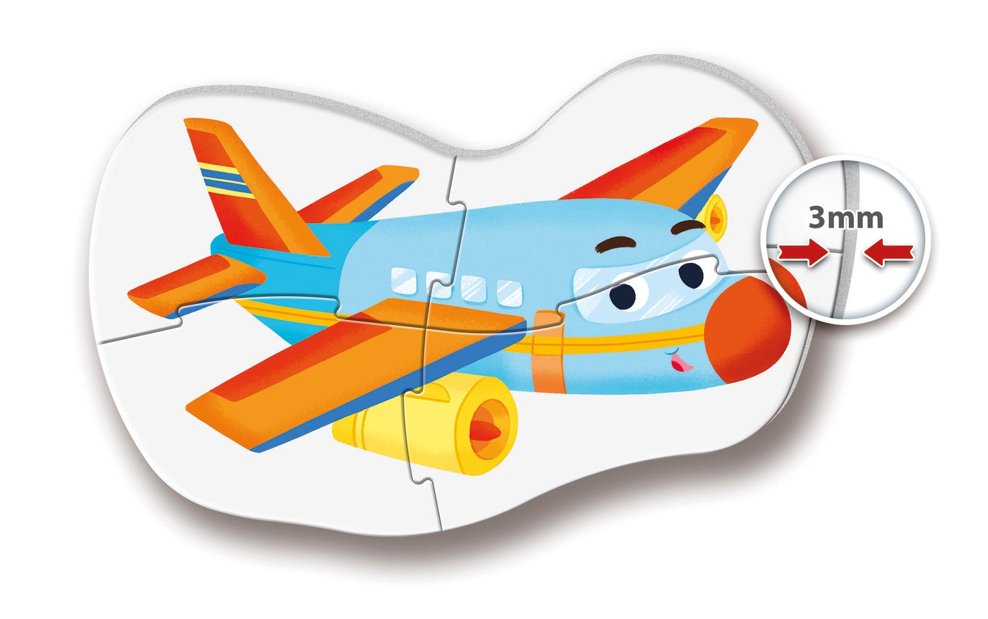 Clementoni My First Puzzles Means of Transport 4 Shaped Puzzles