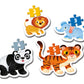 Clementoni My First Puzzles Wild Animals 4 Shaped Puzzles