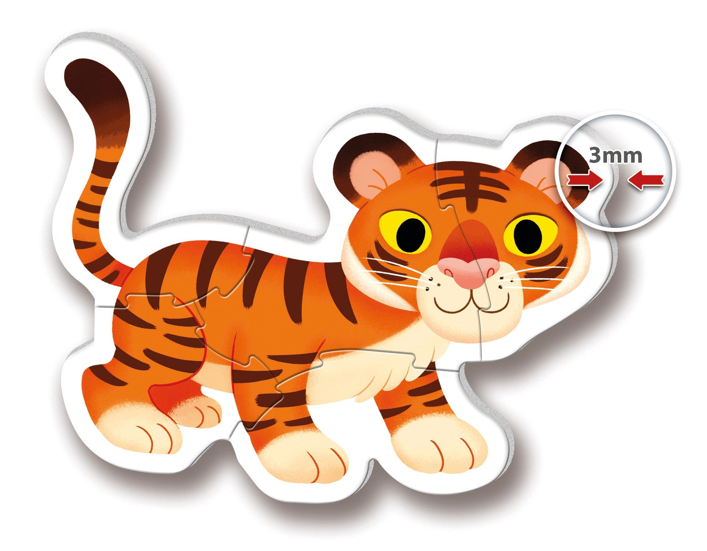 Clementoni My First Puzzles Wild Animals 4 Shaped Puzzles