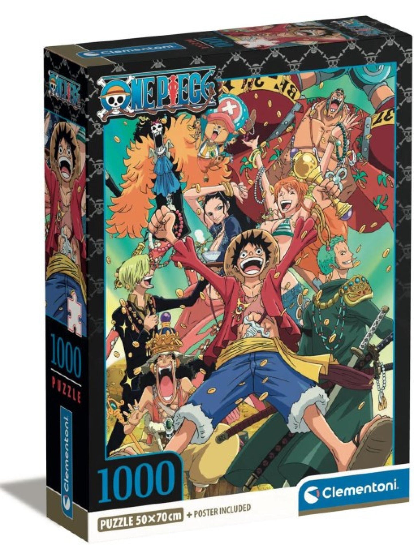 Clementoni One Piece Puzzle 1000 pieces - Compact