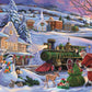 Clementoni Puzzle Christmas Train Poster Included 500 Pieces