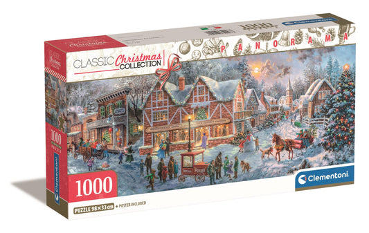 Clementoni Panorama Puzzle Getting Ready For Christmas 1000 Pieces