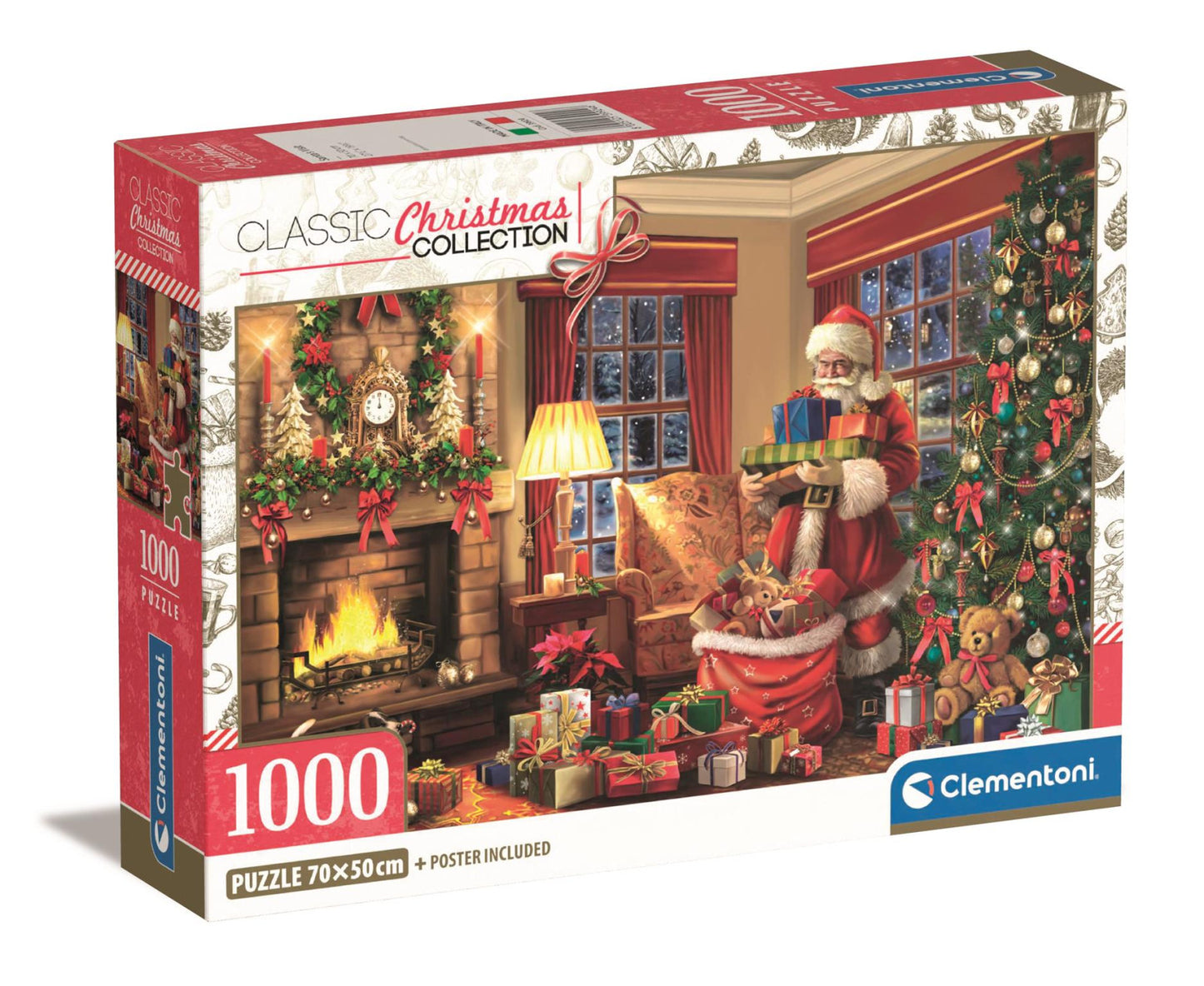 Clementoni Puzzle Santa's Visit 1,000 Pieces