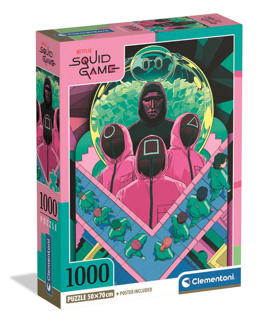 Clementoni Puzzle Squid Game Masked 1,000 Pieces