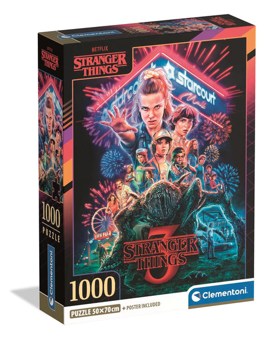 Clementoni Puzzle Stranger Things S3 1,000 Pieces