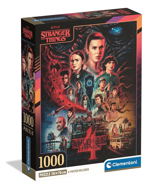 Clementoni Puzzle Stranger Things S4 v2 1,000 Pieces