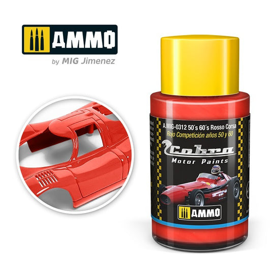 Ammo by MIG - Cobra Motor - 50´S 60´S Rosso Corsa 30ml