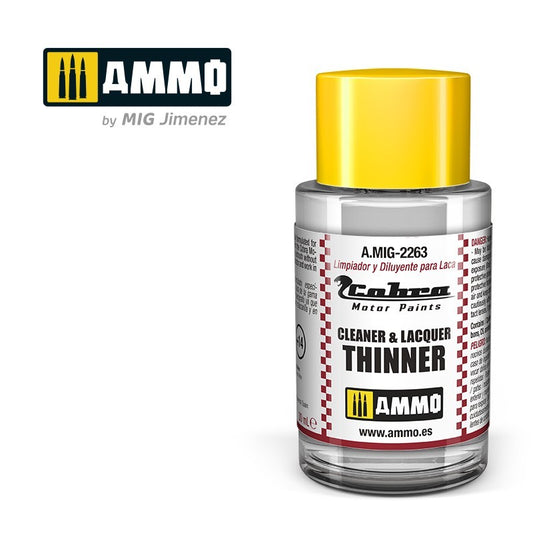 Ammo by MIG - Cobra Motor - Cobra Motor Cleaner & Thinner Lacquer 30ml