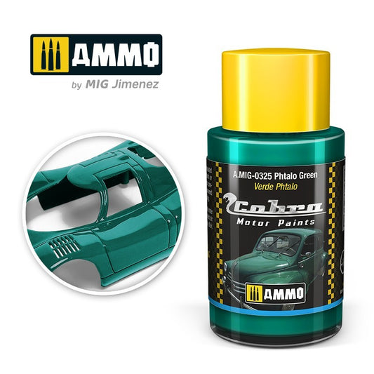 Ammo by MIG - Cobra Motor - Phtalo Green 30ml
