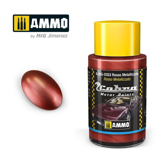 Ammo by MIG - Cobra Motor - Rosso Metallizzato 30ml