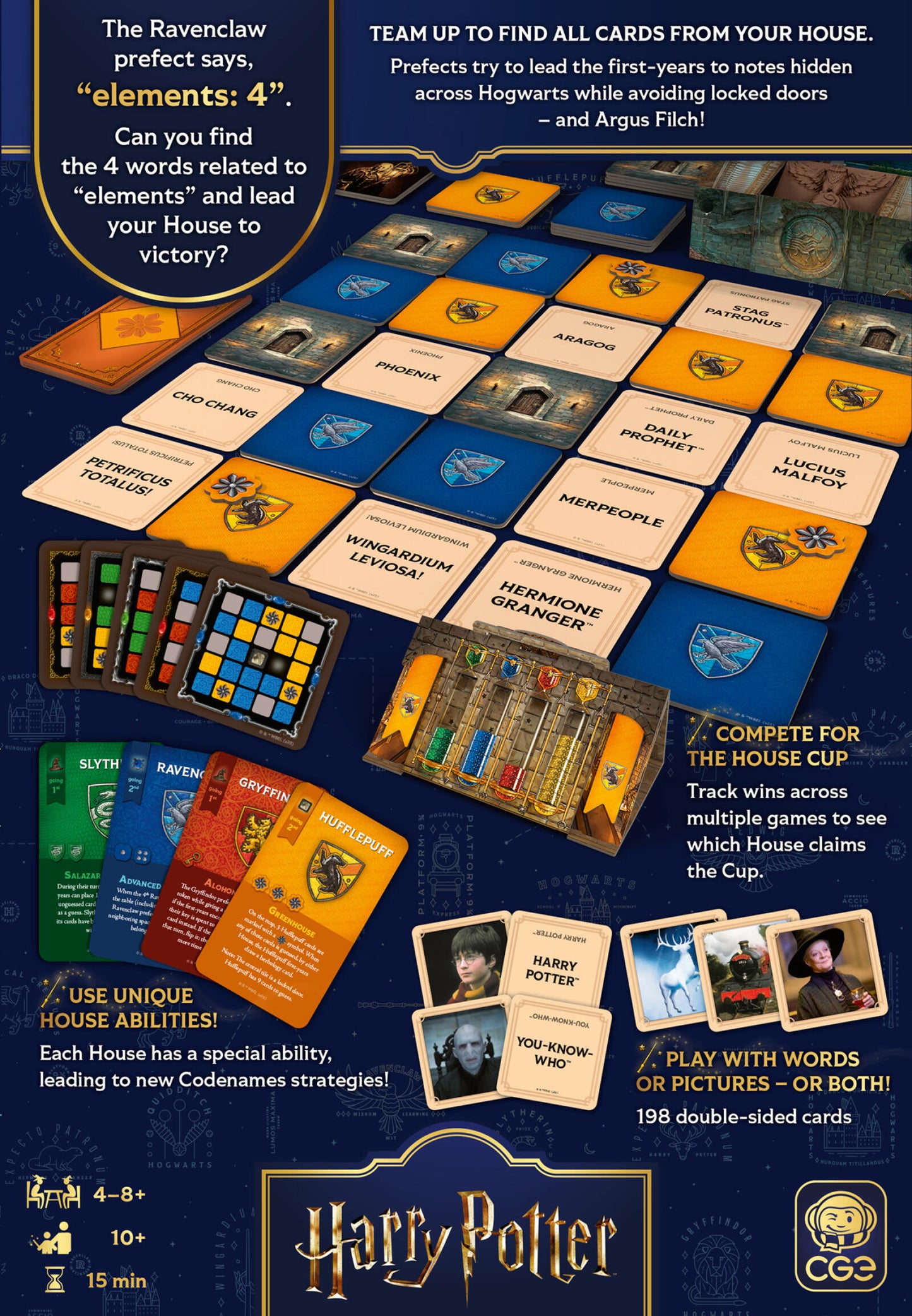 Codenames Back to Hogwarts