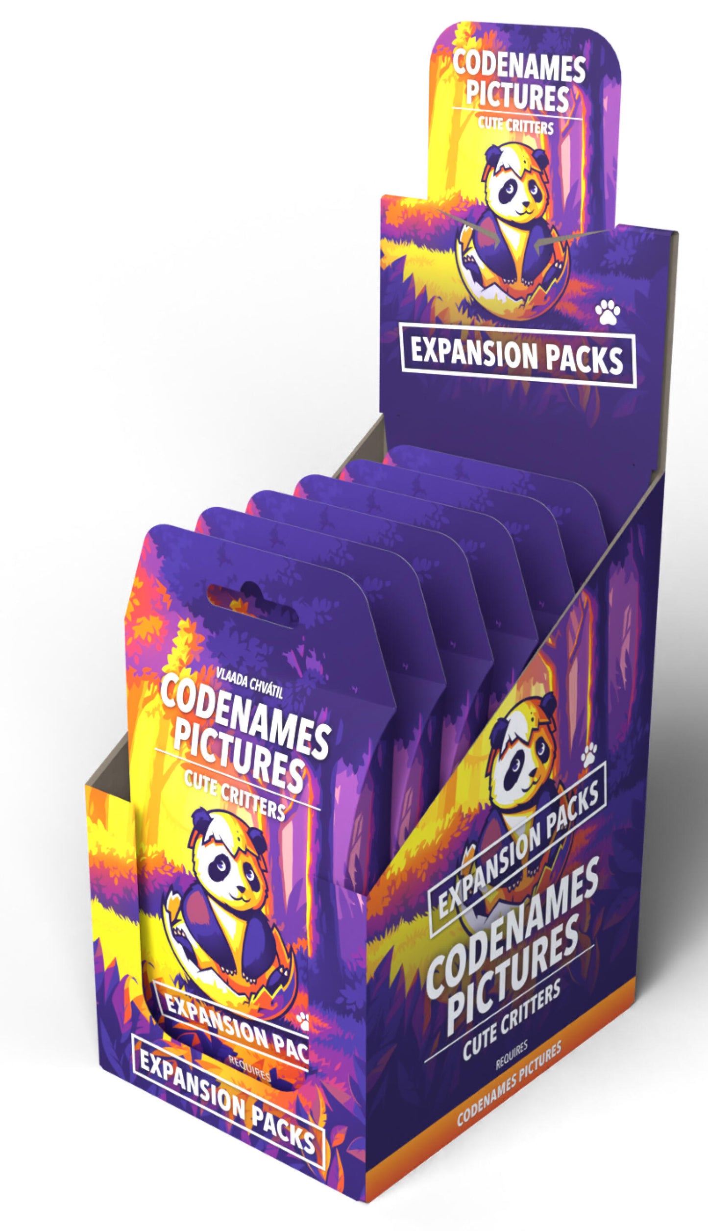 Codenames Cute Critters - Expansion Pack DISPLAY (includes 6x packs)