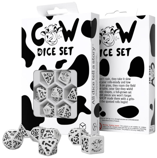 Cow Dice Set MOOzilla