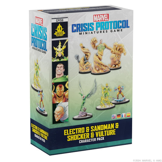 Marvel Crisis Protocol Miniatures Game Electro & Sandman & Shocker & Vulture