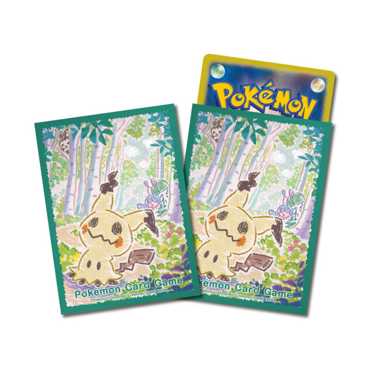 Japan Pokemon Center Exclusive - Crayon Mimikyu Card Sleeves