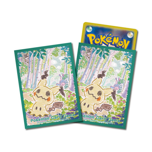 Japan Pokemon Center Exclusive - Crayon Mimikyu Card Sleeves