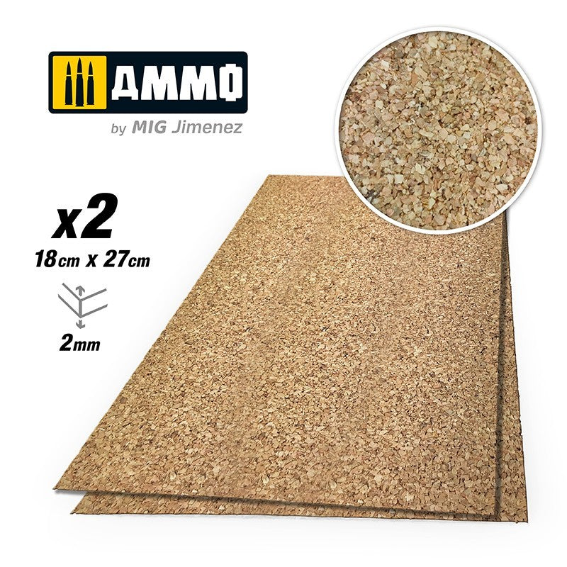 Ammo by MIG - Create Cork - Medium Grain (2Mm) – 2 Pcs.