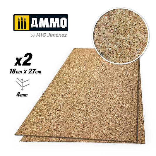 Ammo by MIG - Create Cork - Medium Grain (4Mm) – 2 Pcs.
