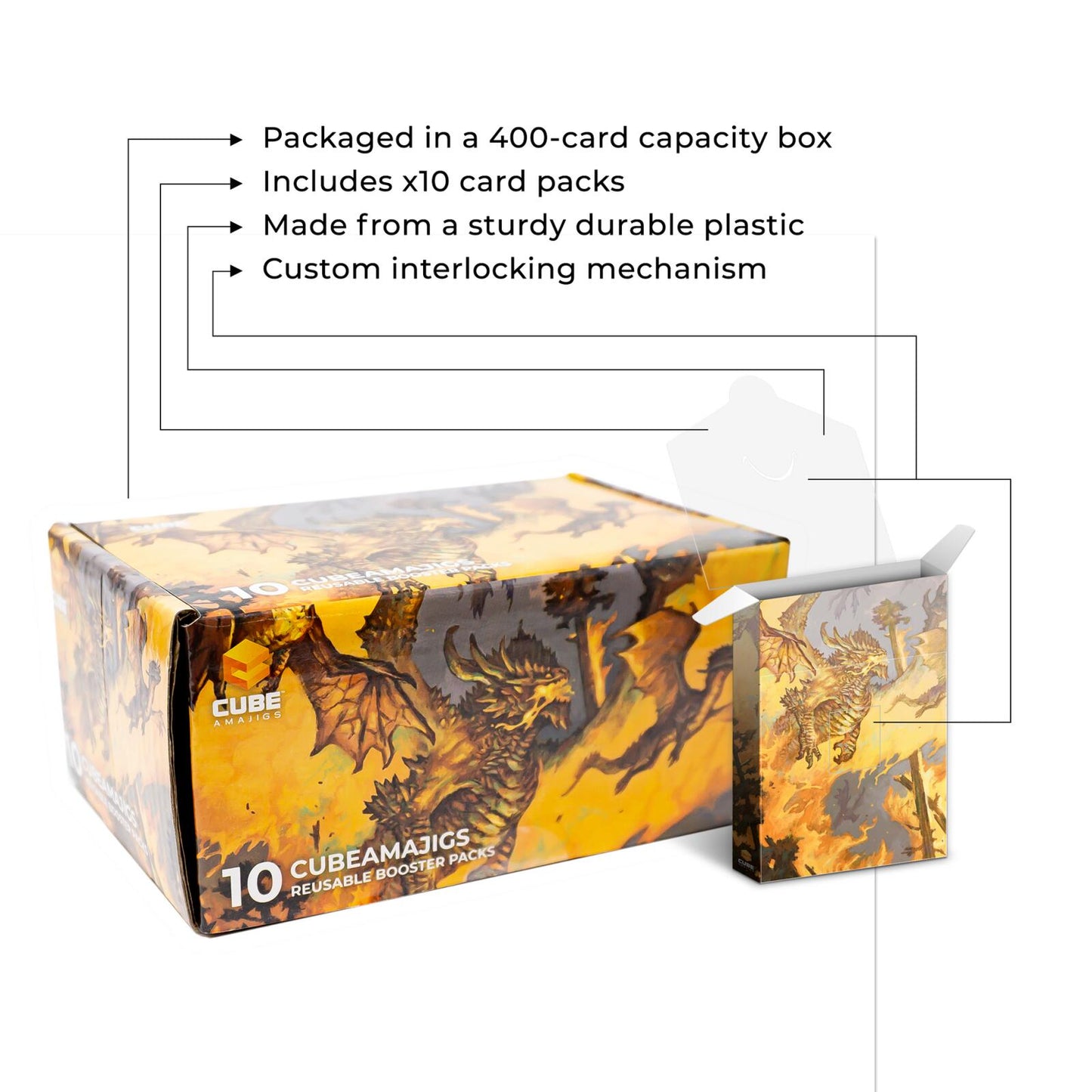 Cubeamajigs 10-Pack -Dragon Tempest