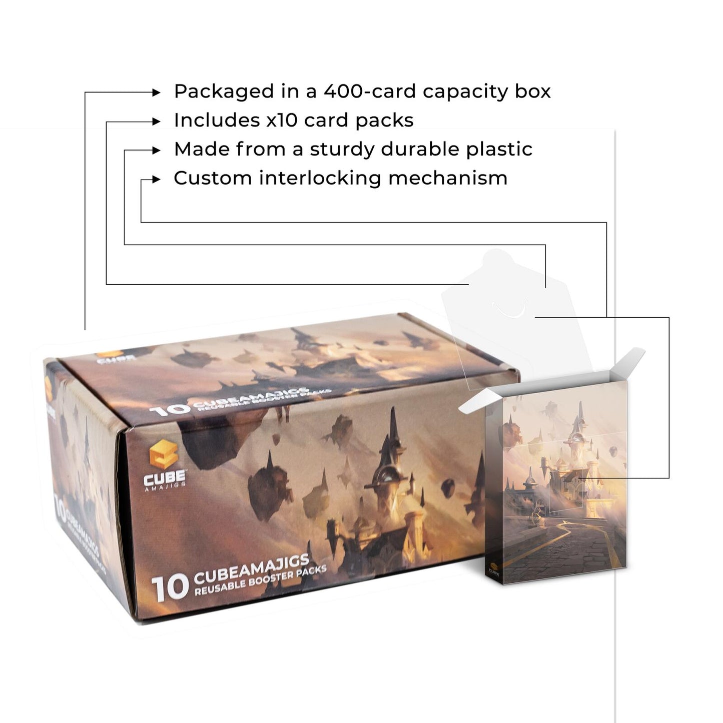 Cubeamajigs 10-Pack -Faded Academy