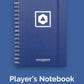 D&D Character Quest Notebook - Heroic Blue