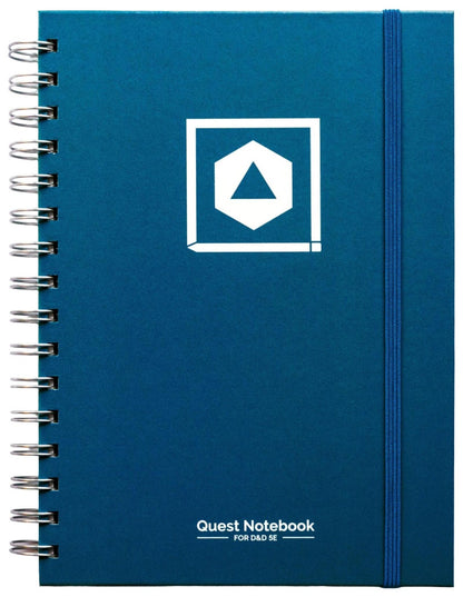 D&D Character Quest Notebook - Heroic Blue