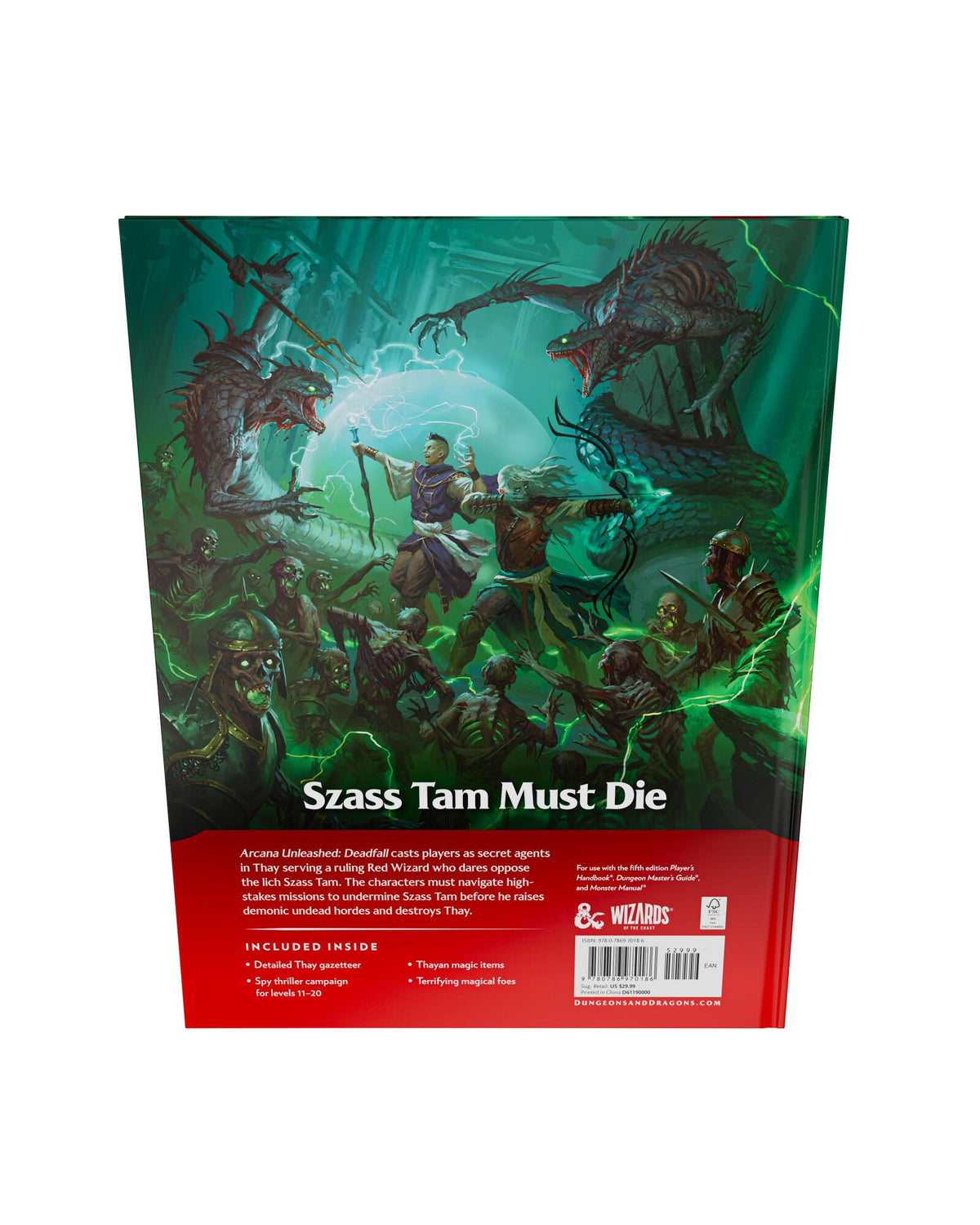 D&D Dungeons & Dragons Arcana Unleashed Deadfall Hardcover