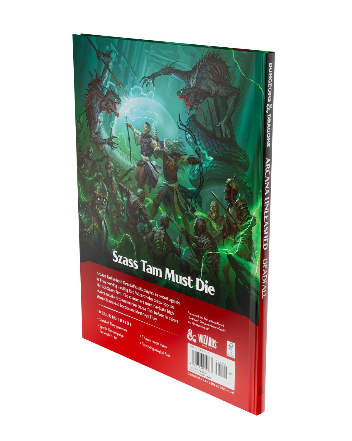 D&D Dungeons & Dragons Arcana Unleashed Deadfall Hardcover