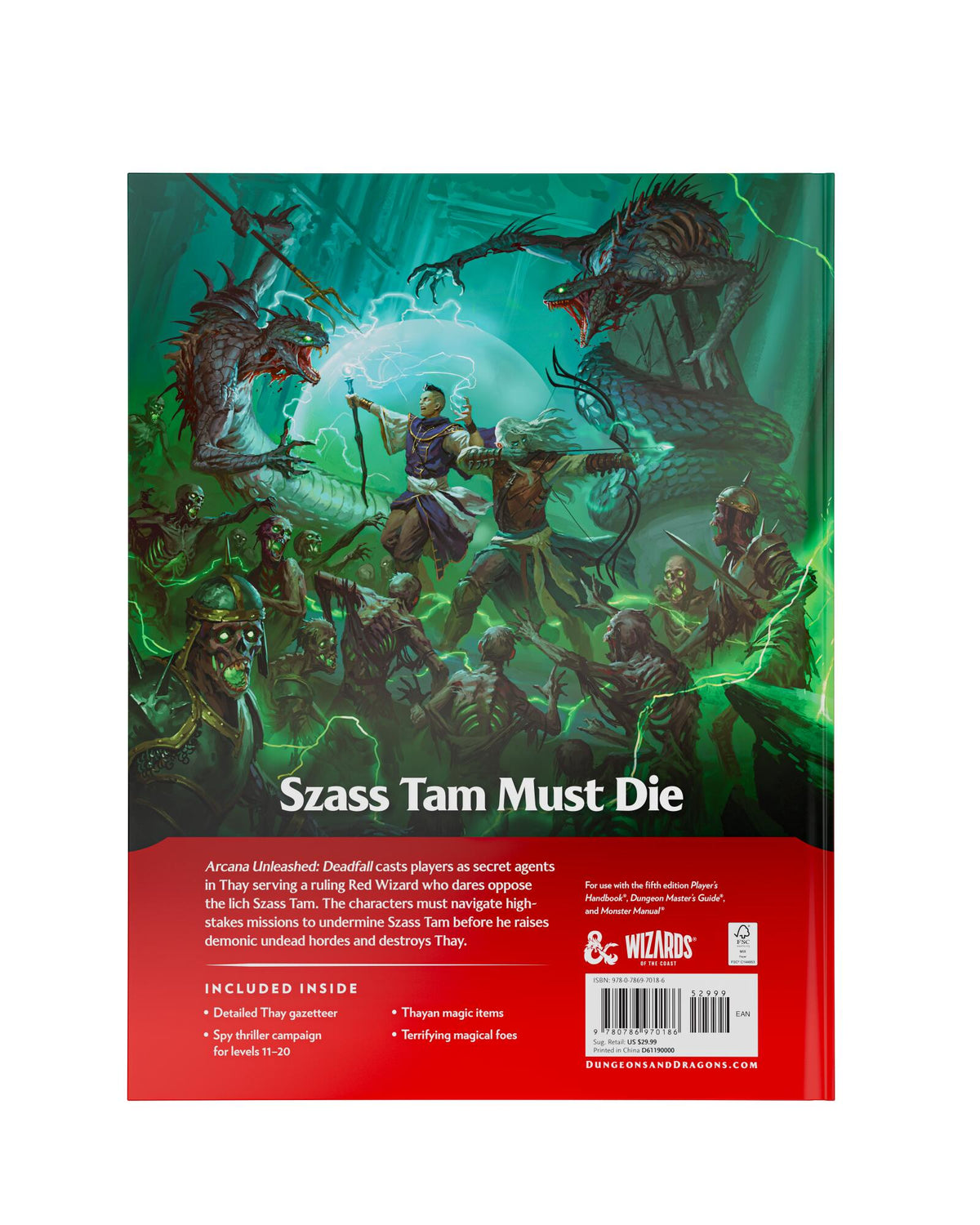 D&D Dungeons & Dragons Arcana Unleashed Deadfall Hardcover