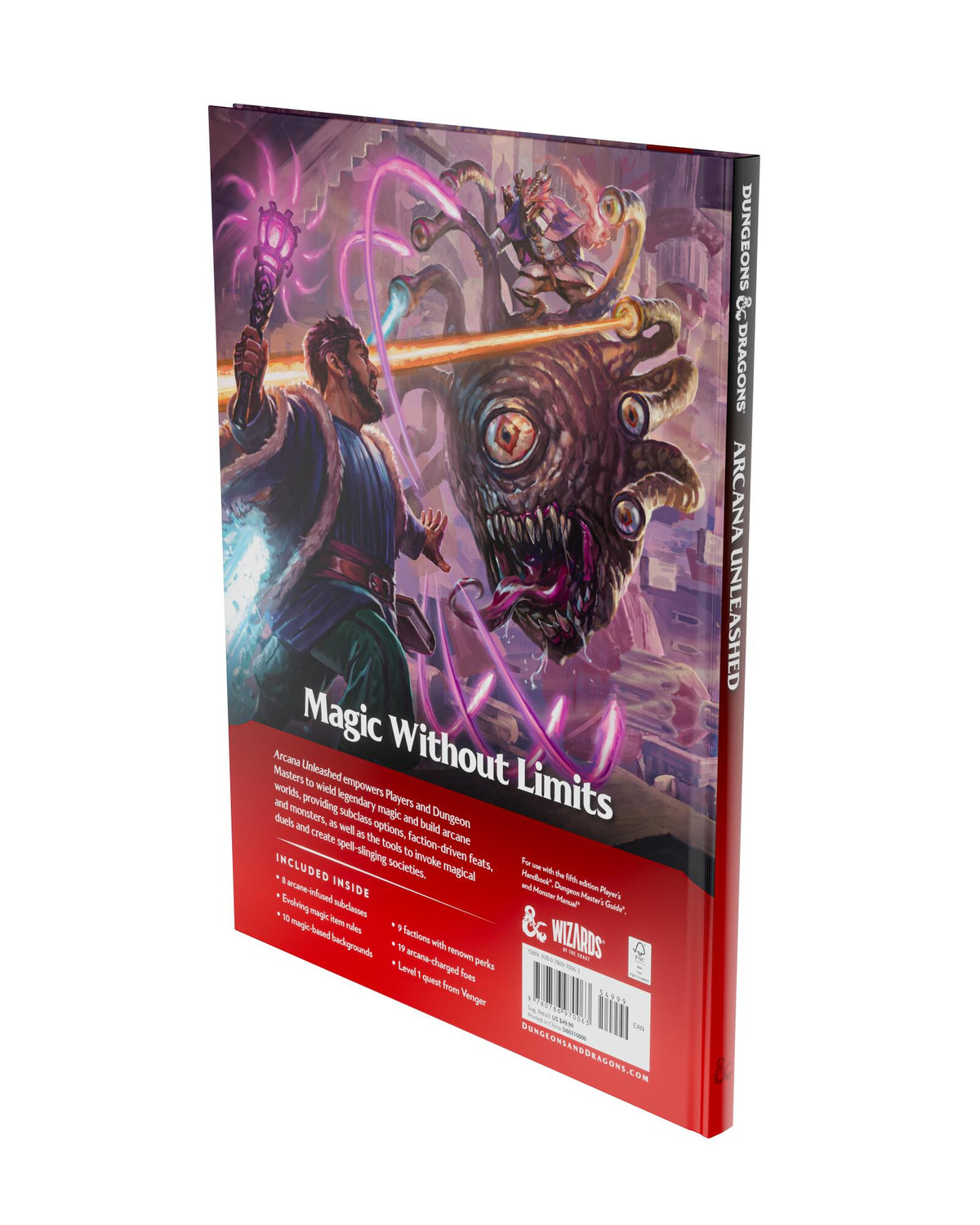 D&D Dungeons & Dragons Arcana Unleashed Hardcover