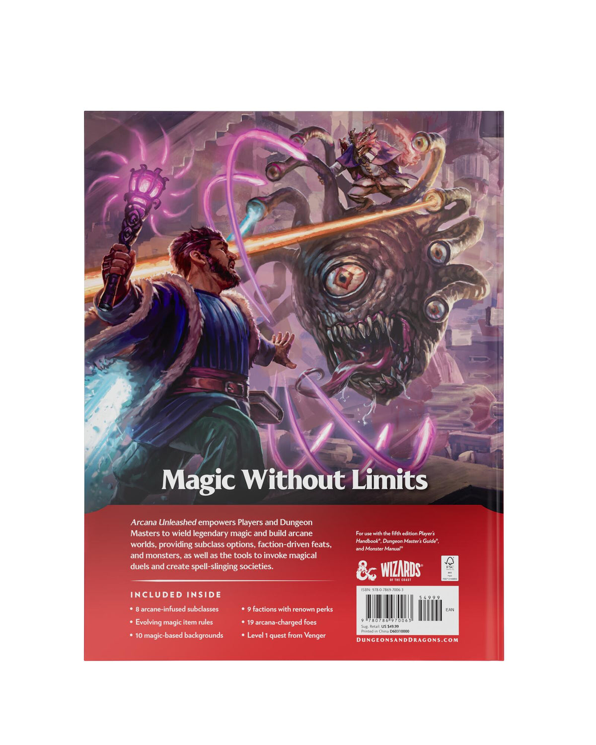 D&D Dungeons & Dragons Arcana Unleashed Hardcover