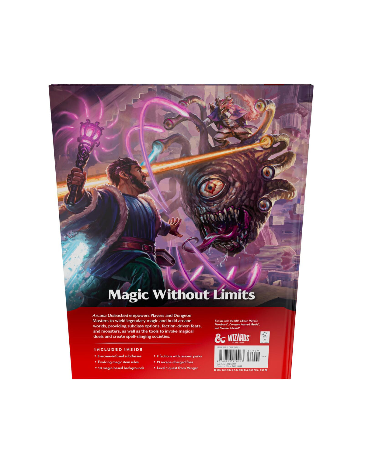 D&D Dungeons & Dragons Arcana Unleashed Hardcover