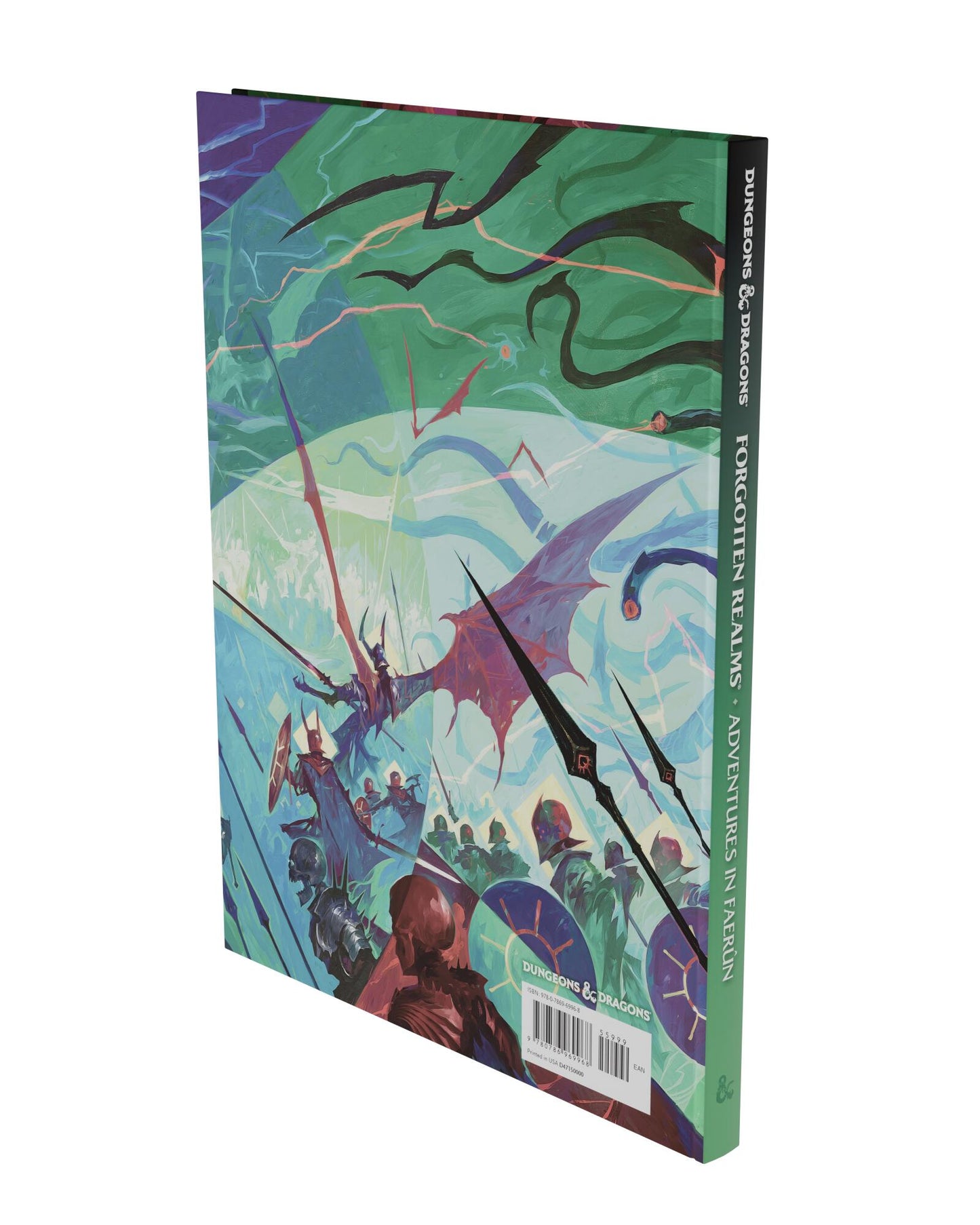 D&D Dungeons & Dragons Forgotten Realms Adventures in Faerun Hardcover Alternative Cover