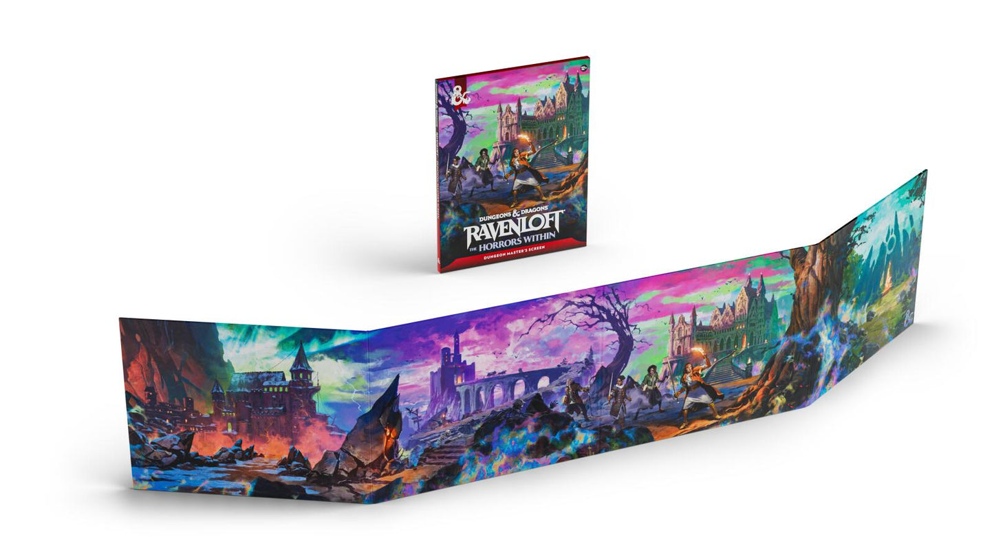 D&D Dungeons & Dragons Ravenloft the Horrors Within Dungeon Masters Screen