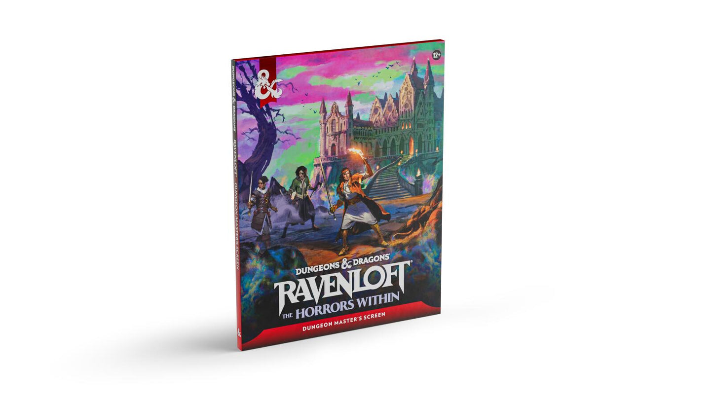 D&D Dungeons & Dragons Ravenloft the Horrors Within Dungeon Masters Screen