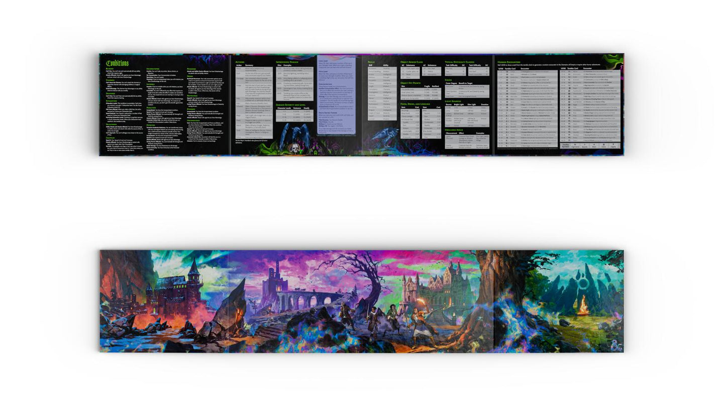 D&D Dungeons & Dragons Ravenloft the Horrors Within Dungeon Masters Screen