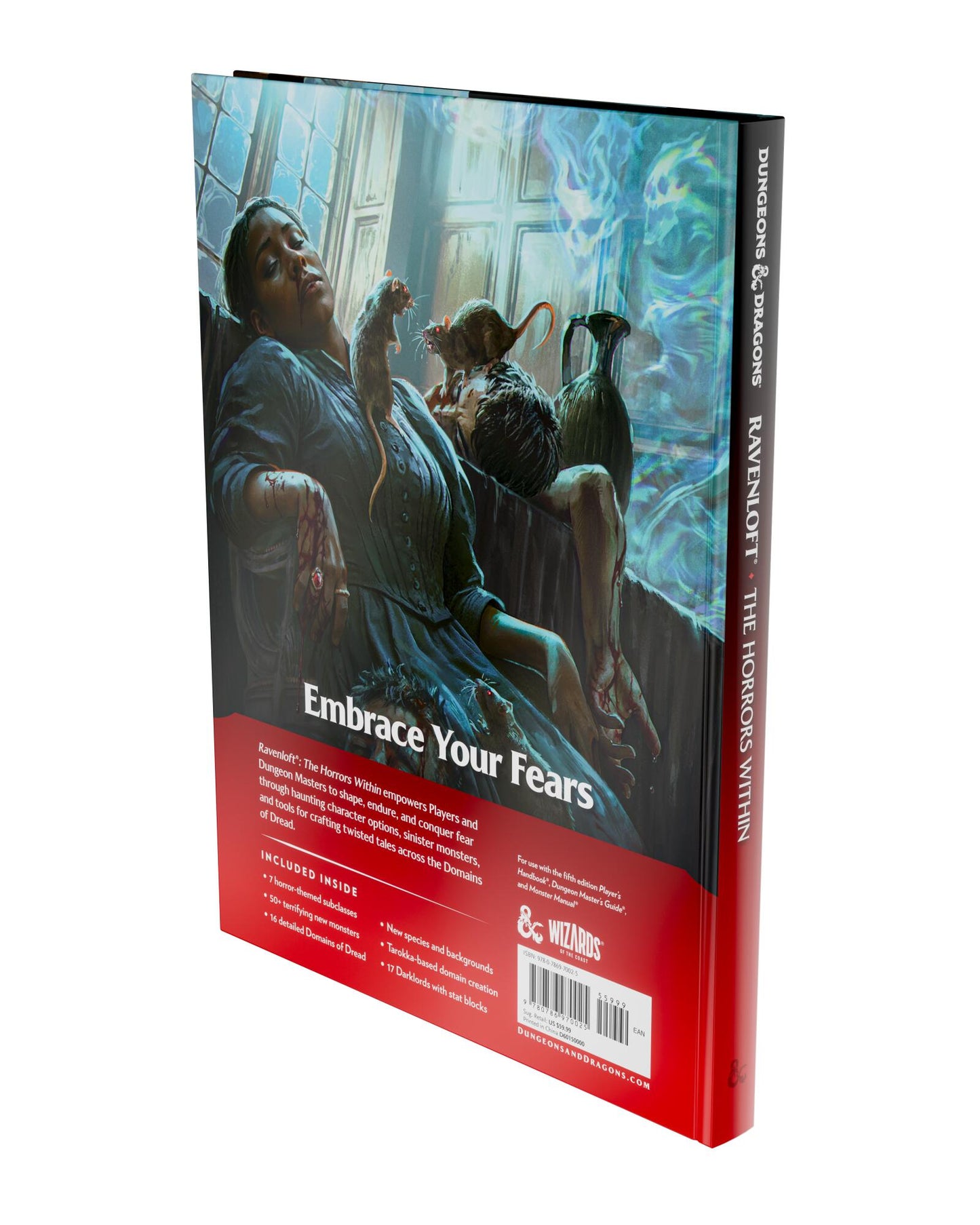 D&D Dungeons & Dragons Ravenloft the Horrors Within Hardcover