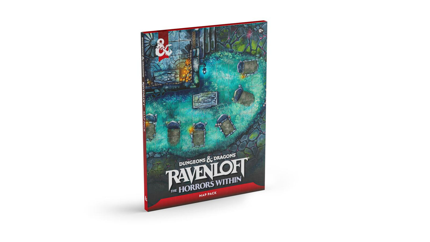 D&D Dungeons & Dragons Ravenloft the Horrors Within Map Pack