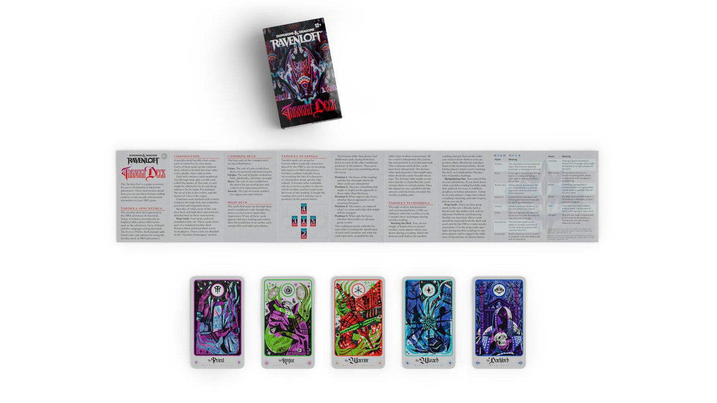 D&D Dungeons & Dragons Ravenloft the Horrors Within Tarokka Deck