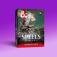 D&D Dungeons & Dragons Reference Cards Spells Levels 0-1