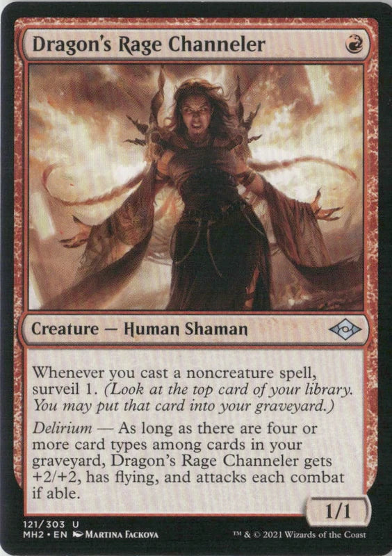Scan Image | Dragon's Rage Channeler - Modern Horizons 2 | [4344D419]